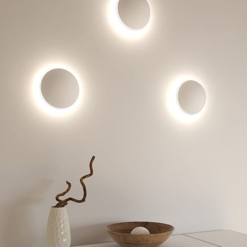 Arandela contemporânea - VOLANA - OLIGO - para ambiente interno / metálica / em PMMA