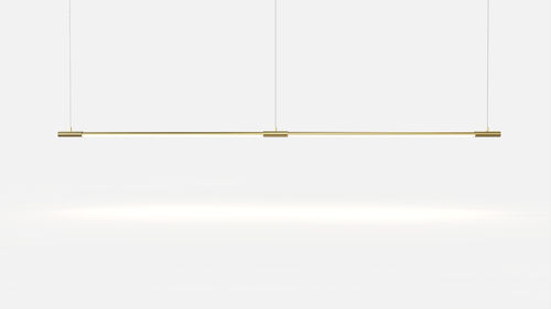 Luminária técnica pendente - THIN - Juniper - de LED / linear / em latão