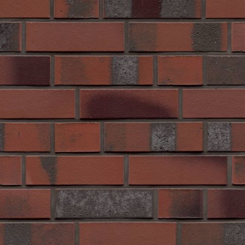 Tijolo para revestimento de fachada - CARBONA - Feldhaus Klinker - para fachada / para alvenaria / maciço
