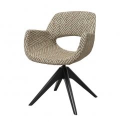 Cadeira de sala de jantar contemporânea - MADDOX - V-LAB - para ambiente interno / em tecido / estofada