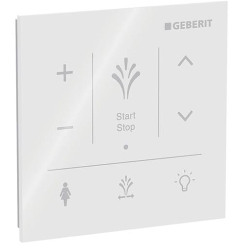 Teclado de controle para sistema de automação residencial - AQUACLEAN - GEBERIT - de parede / sem fio