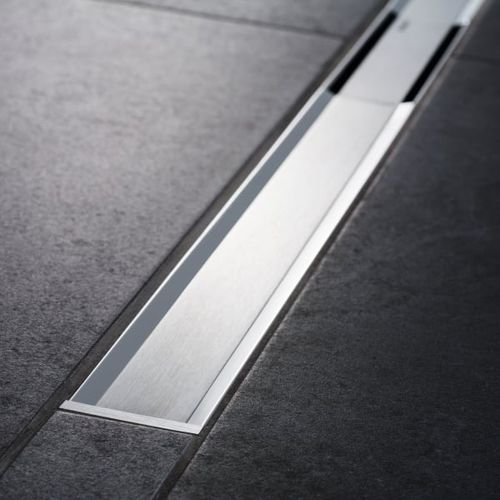 Ralo linear de chuveiro em aço inoxidável - CLEANLINE20 - GEBERIT - de alta resistência