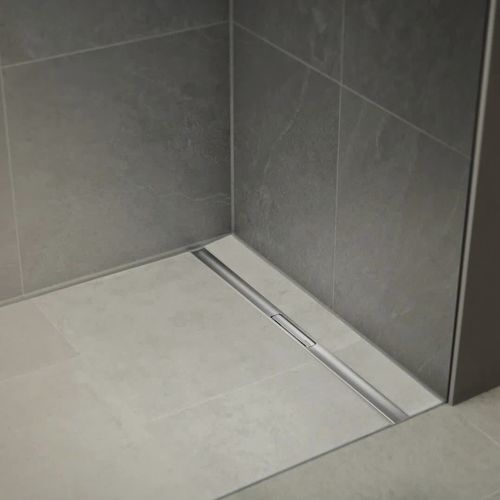 Ralo linear de chuveiro em aço inoxidável - CLEANLINE30 - GEBERIT - em inox escovado / pré-fabricado / contemporâneo