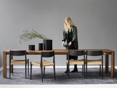 Mesa contemporânea - JEPPE UTZON - DK3 - em carvalho / em nogueira / em MDF