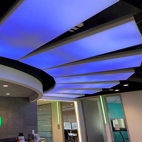 Painel com iluminação - KVADRAT SOFT CELLS - COLOR KINETICS - de revestimento / para ambiente interno / de parede