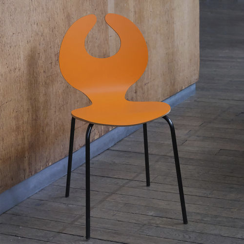 Cadeira contemporânea - PUZZLE  - Tsé & Tsé associées - para ambiente interno / para ambiente externo / de madeira curvada