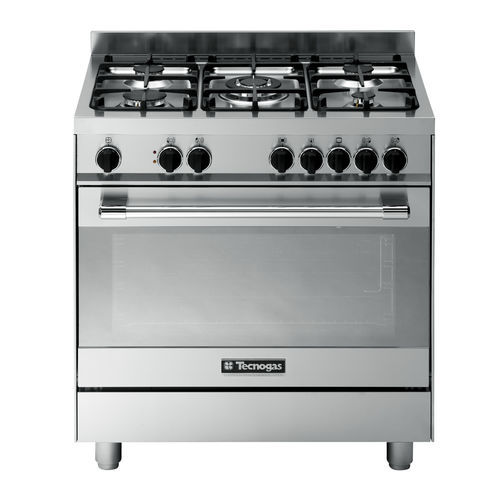 Fogão elétrico - PT899XS - Tecno SpA - 5 bocas / 1 forno / classe A