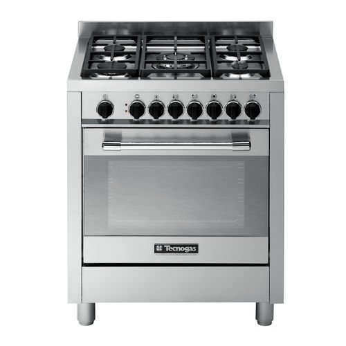 Fogão a gás - PT767XS - Tecno SpA - elétrico / 5 bocas / 1 forno