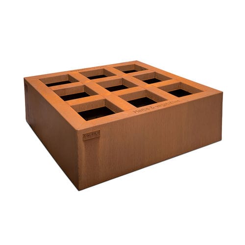 Jardineira para horta em aço inoxidável - WALFiLii - em aço Corten / em alumínio / de jardim