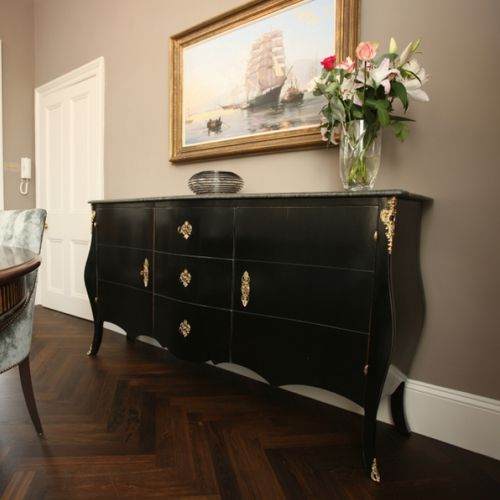 Buffet aparador com pés altos - BLOIS  - Oficina Inglesa - de estilo francês / em carvalho / em cerejeira