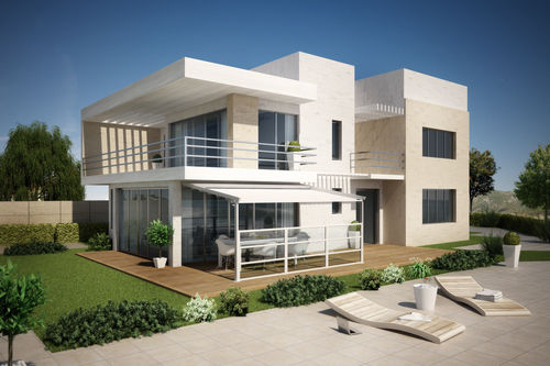 Pérgola apoiada em parede - PERGALPACK - DIRELLO S.R.L - em alumínio / com cobertura retrátil em lona PVC