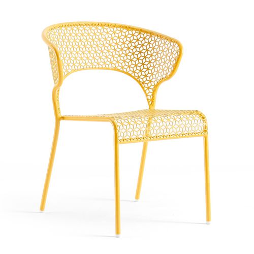 Cadeira de sala de jantar contemporânea - CSC01 - ANOVA - para ambiente externo / para pátio / para ambiente interno