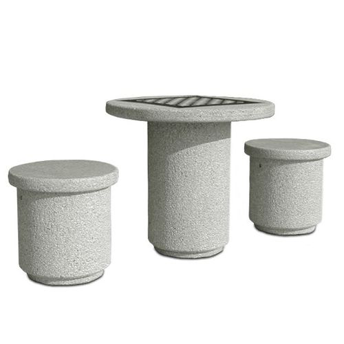 Mesa de xadrez para ambiente externo - T6900 - ANOVA - contemporânea / da linha comercial / da linha residencial