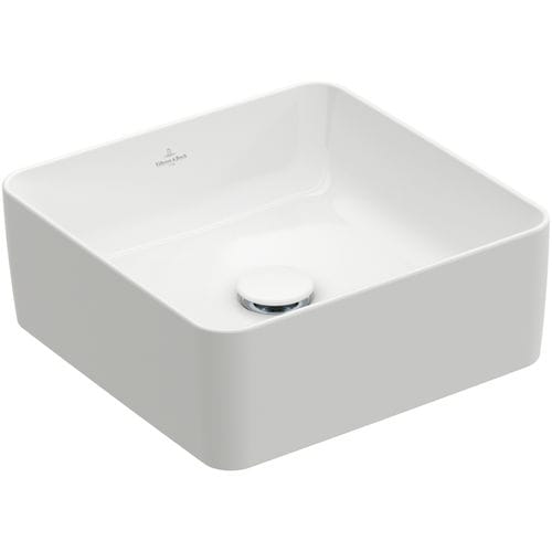 Cuba de apoio - COLLARO : 4A2138 - Villeroy & Boch - em cerâmica / quadrada / contemporânea