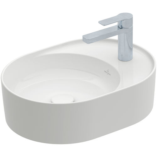 Cuba de apoio - COLLARO : 4A1551 - Villeroy & Boch - em cerâmica / oval / contemporânea