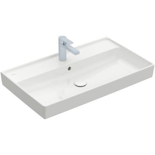 Cuba de embutir - COLLARO : 4A338G - Villeroy & Boch - em cerâmica / com prateleiras / retangular