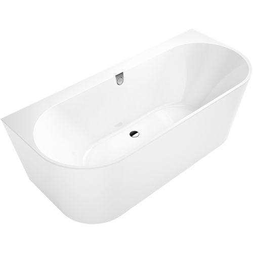Banheira oval - OBERON 2.0 : UBQ180OBR9CD00V - Villeroy & Boch - freestanding / em compósito / para balneoterapia