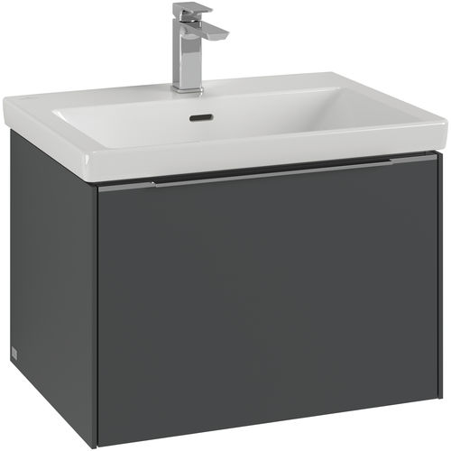 Gabinete de banheiro suspenso - SUBWAY 3.0: C575L2 - Villeroy & Boch - em madeira / contemporâneo / com gavetas