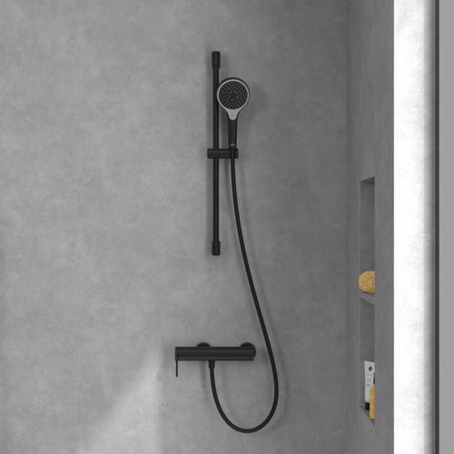 Misturador monocomando para box de banheiro - LOOP & FRIENDS : TVS106301153XX - Villeroy & Boch - de parede / em latão / para banheiro