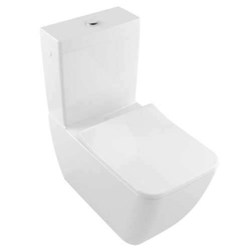 Vaso sanitário de piso - VENTICELLO : 4612R0 - Villeroy & Boch - em porcelana / Rimless (sem rebordo) / moderno