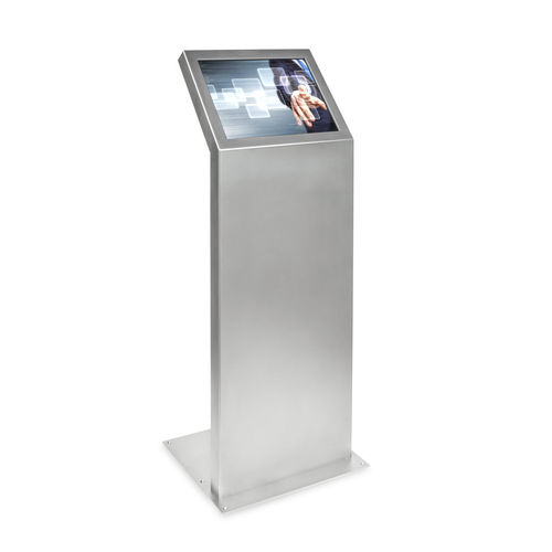 Totem interativo para ambiente interno - SKSK150M-28 - SOLTEC S.L. - com tela sensível ao toque