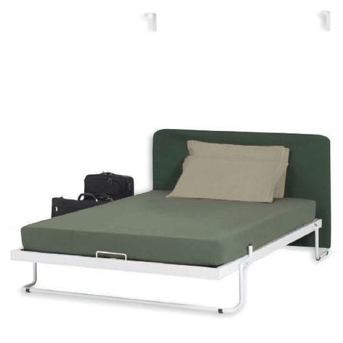 Cama de solteiro - TAK - smqrt beds - contemporânea / com cabeceira / em tecido