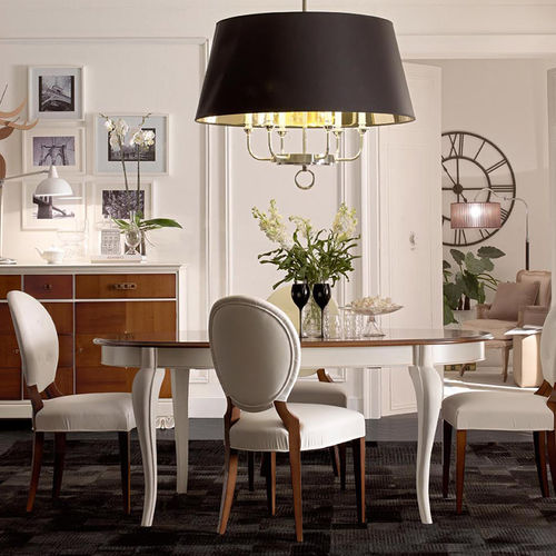 Cadeira de sala de jantar de estilo - RIVA - Villa Nova Italia - para ambiente interno / em tecido / estofada