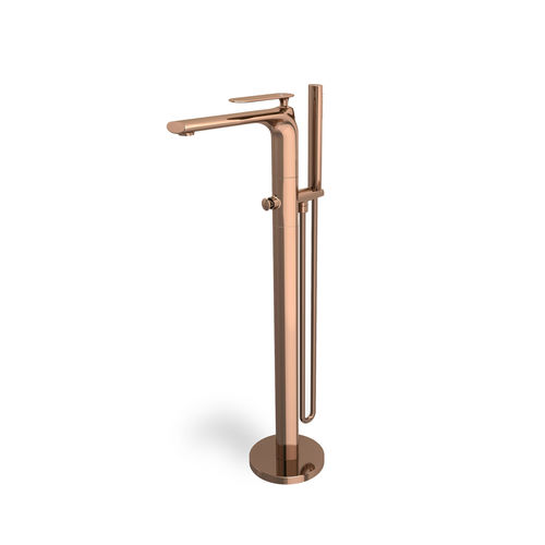 Misturador monocomando para banheira - R360.SS.8 - ZeVa - de piso / em latão / para banheiro