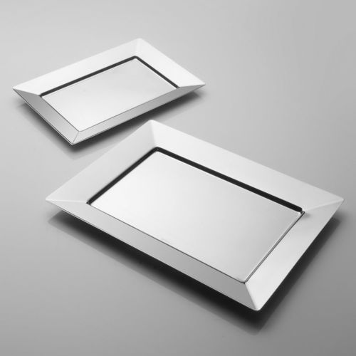 Bandeja de servir em aço inoxidável - HARMONY - CASA BUGATTI - para uso doméstico