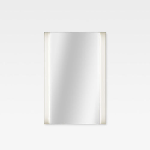 Espelho para banheiro de parede - A812220000 - Armani / Roca - contemporâneo / retangular / em aço inoxidável