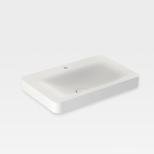 Cuba suspensa - A3270C8910 - Armani / Roca - em porcelana / com misturadora / retangular