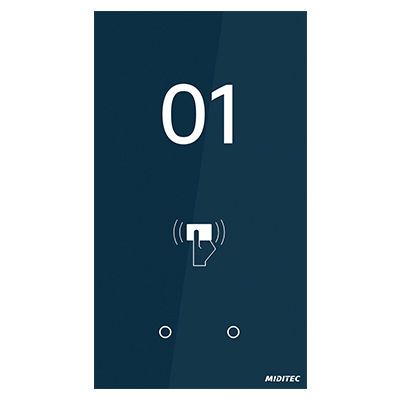 Leitor autônomo de cartões de proximidade - HR3000 - MIDITEC - RFID / para controle de acesso automático / para hotel