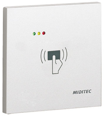 Leitor de cartão RFID - LM500S SIEDLE COVER - MIDITEC - para controle de acesso automático