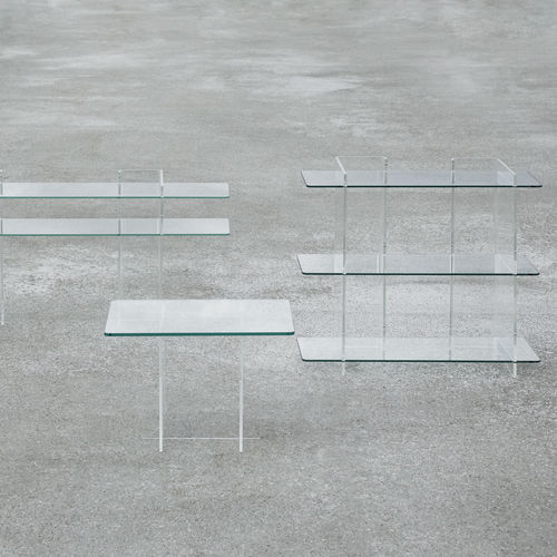 Estante contemporânea - COMBIPLEX - Fogia - em acrílico / da linha comercial