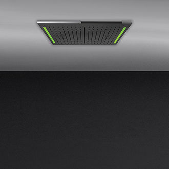 Cabeça de chuveiro de teto - 57831 - GESSI SPA - de embutir / quadrada / tipo chuva
