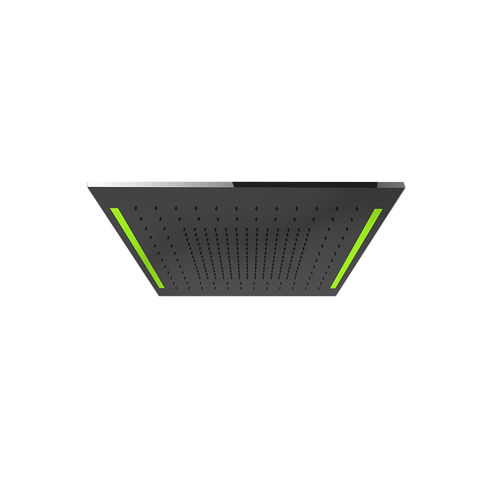 Cabeça de chuveiro de teto - 57877 - GESSI SPA - quadrada / em cascata / com cromoterapia
