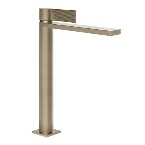 Misturador monocomando para lavatório - INVERSO : 73604 - GESSI SPA - de bancada / metálico / para banheiro
