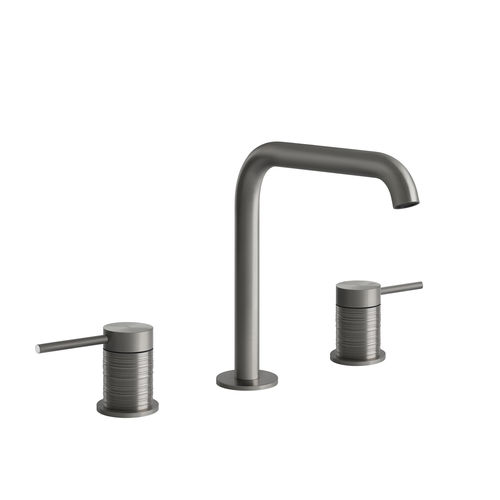 Misturador bicomando para lavatório - 54312 - GESSI SPA - de bancada / em aço inoxidável / para banheiro