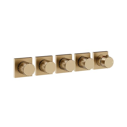 Misturador monocomando para lavatório - AREA PRO - GESSI SPA - de parede / termostático / metálico