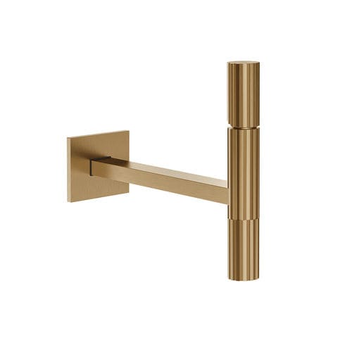 Misturador monocomando para lavatório - AREA PRO - GESSI SPA - de parede / metálico / para banheiro