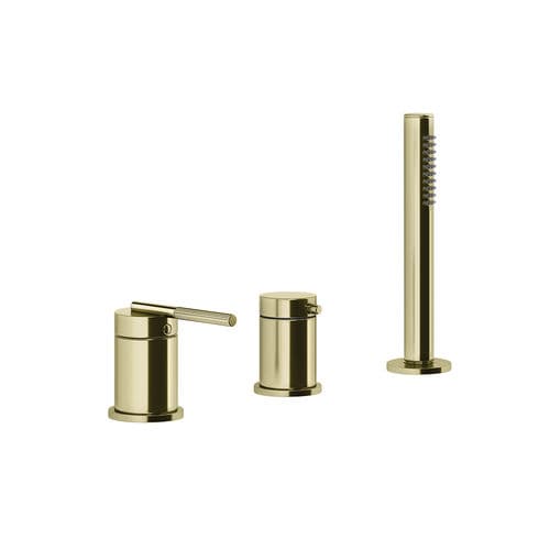Misturador monocomando para lavatório - AREA PRO - GESSI SPA - de embutir / metálico / para ambiente interno