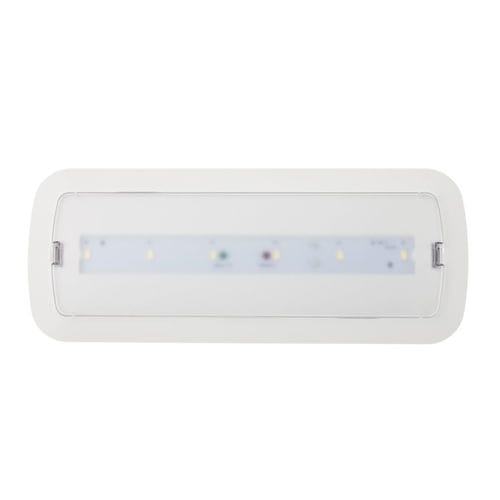 Iluminação de emergência de parede - XRUN - Arelux - retangular / de LED / em ABS