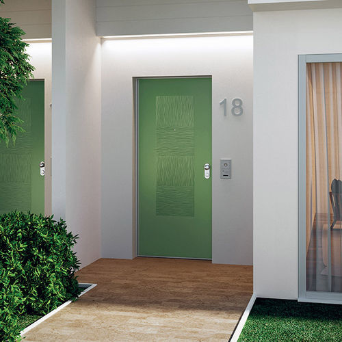 Porta antiarrombamento - 884 - Di.Bi. Porte Blindate - de entrada / em aço galvanizado / de abrir