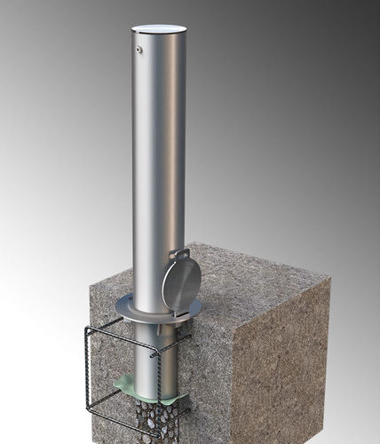 Balizador de proteção - IBR / SSR  - CALPIPE SECURITY BOLLARDS - removível / em aço inoxidável / em aço-carbono