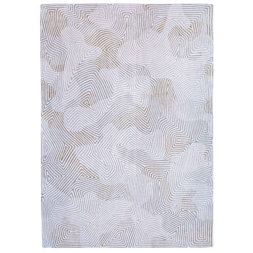 Tapete contemporâneo - OYSTER - Louis De Poortere - listrado / de cor lisa / em poliéster