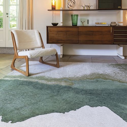 Tapete contemporâneo - PALM - Louis De Poortere - com natureza / em poliéster / em PET reciclado