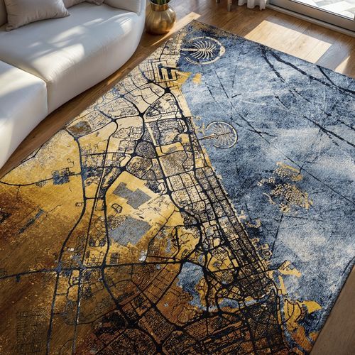 Tapete contemporâneo - DUBAI - Louis De Poortere - geométrico / em plástico reciclado / em poliéster
