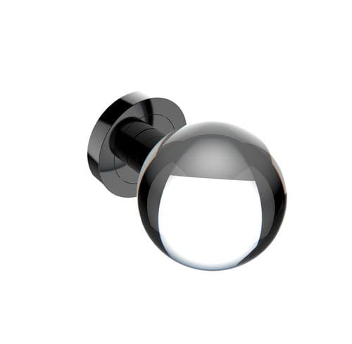 Puxador de porta tipo botão contemporâneo - GLOBE S SQ SATIN - GUIDERO Holland BV - em cristal