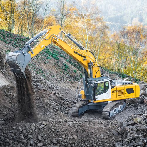Escavadeira de esteiras - R 956 LITRONIC - Liebherr  - para obras / a diesel / Tier 4