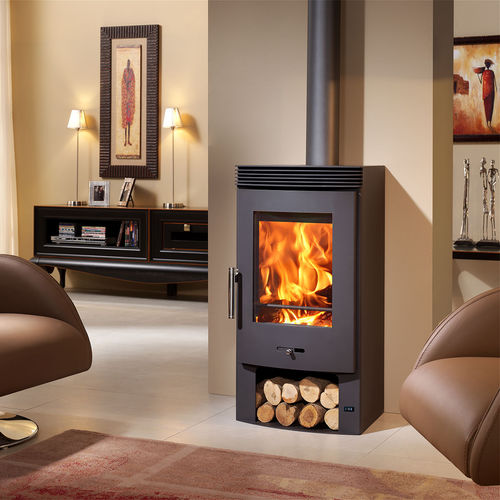 Salamandra a lenha - BERGEN - Panadero - 7,5 kW / multicombustível / de instalação livre